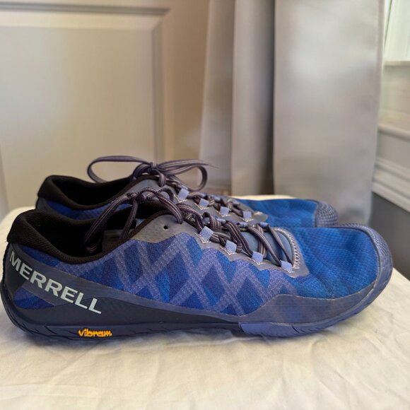 Merrell Vapor Glove 3 Barefoot Shoes Women's Size 10 Baja Blue Running J12676 - Picture 3 of 4